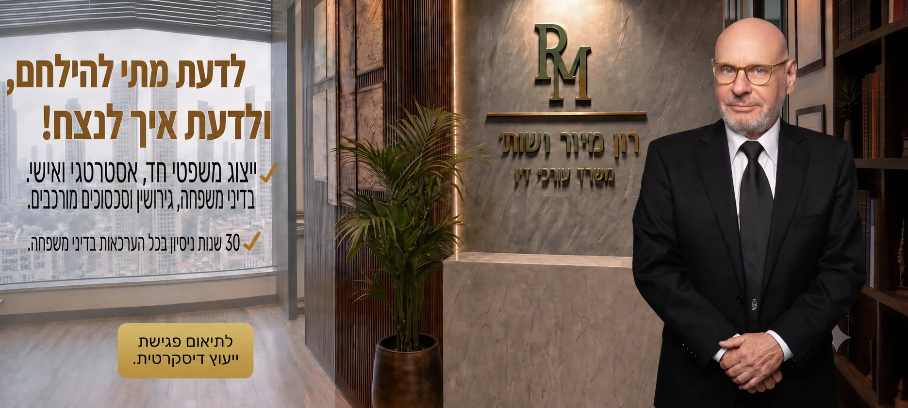 עורך דין לענייני משפחה רון מיור
